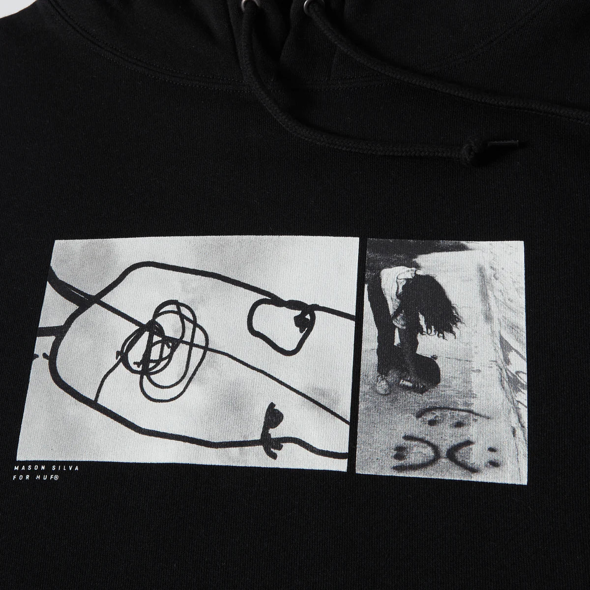 HUF Mason Photos Hoodie - Black