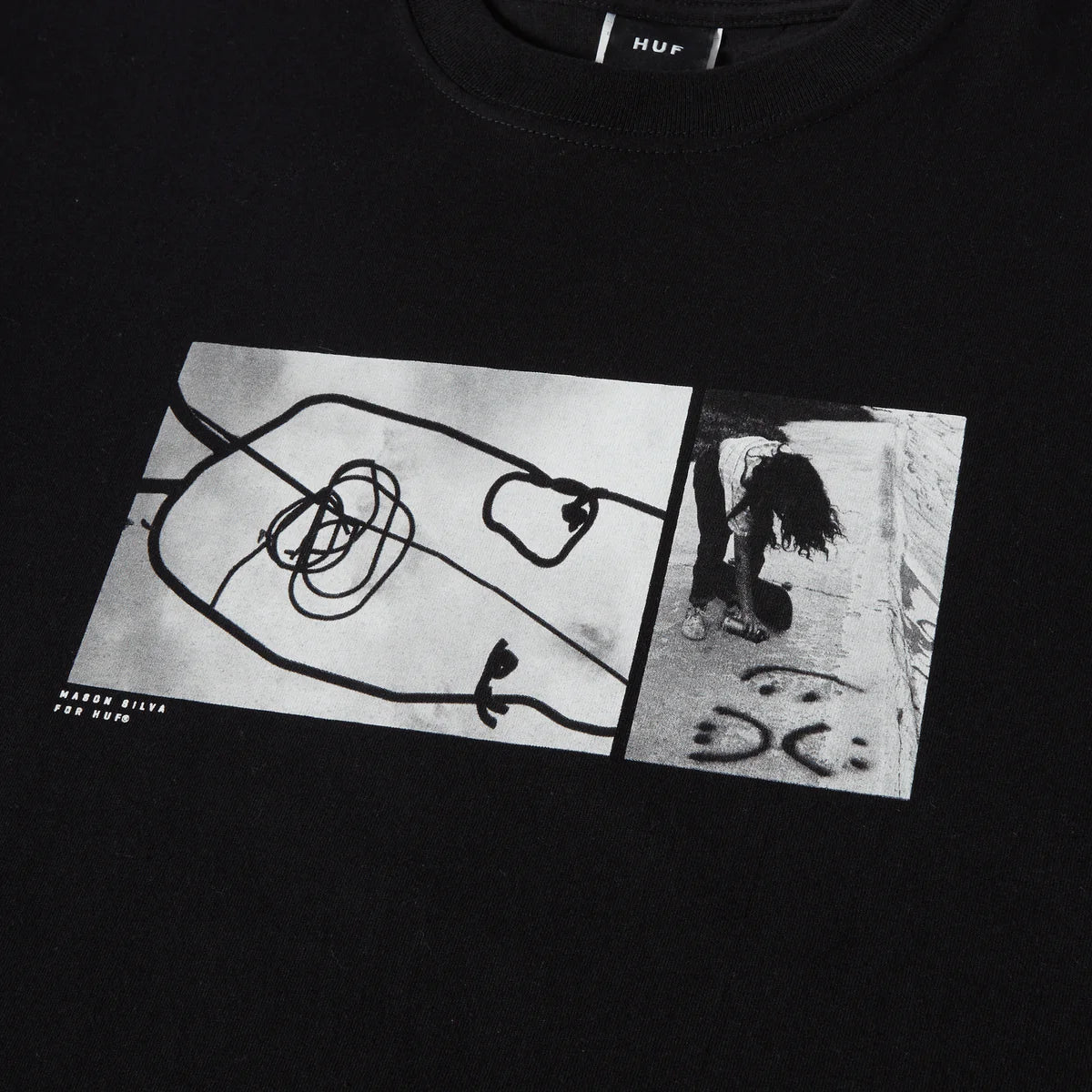 Huf Mason Photos Tee - Black