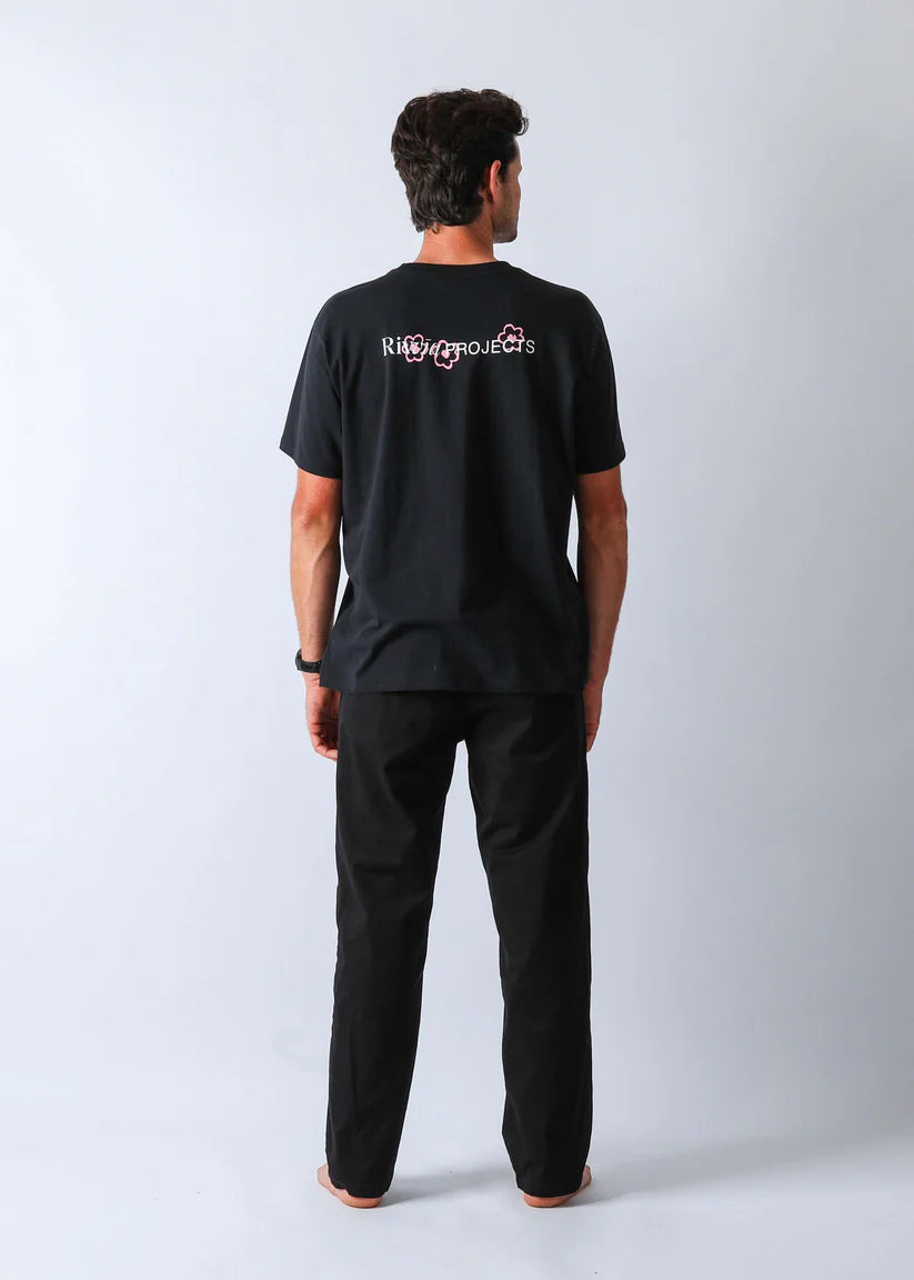 Rivvia Bouquet Tee - Black