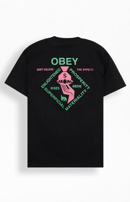 OBEY Spiritually Rich Tee - Black