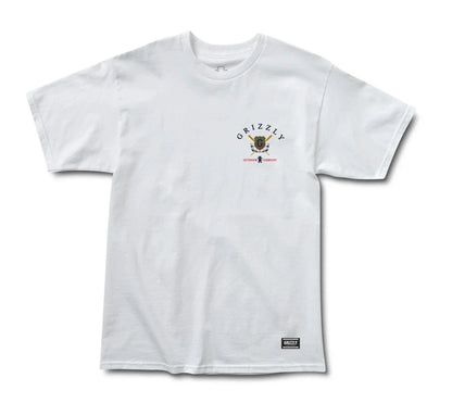 Grizzly Cambridge Tee - White