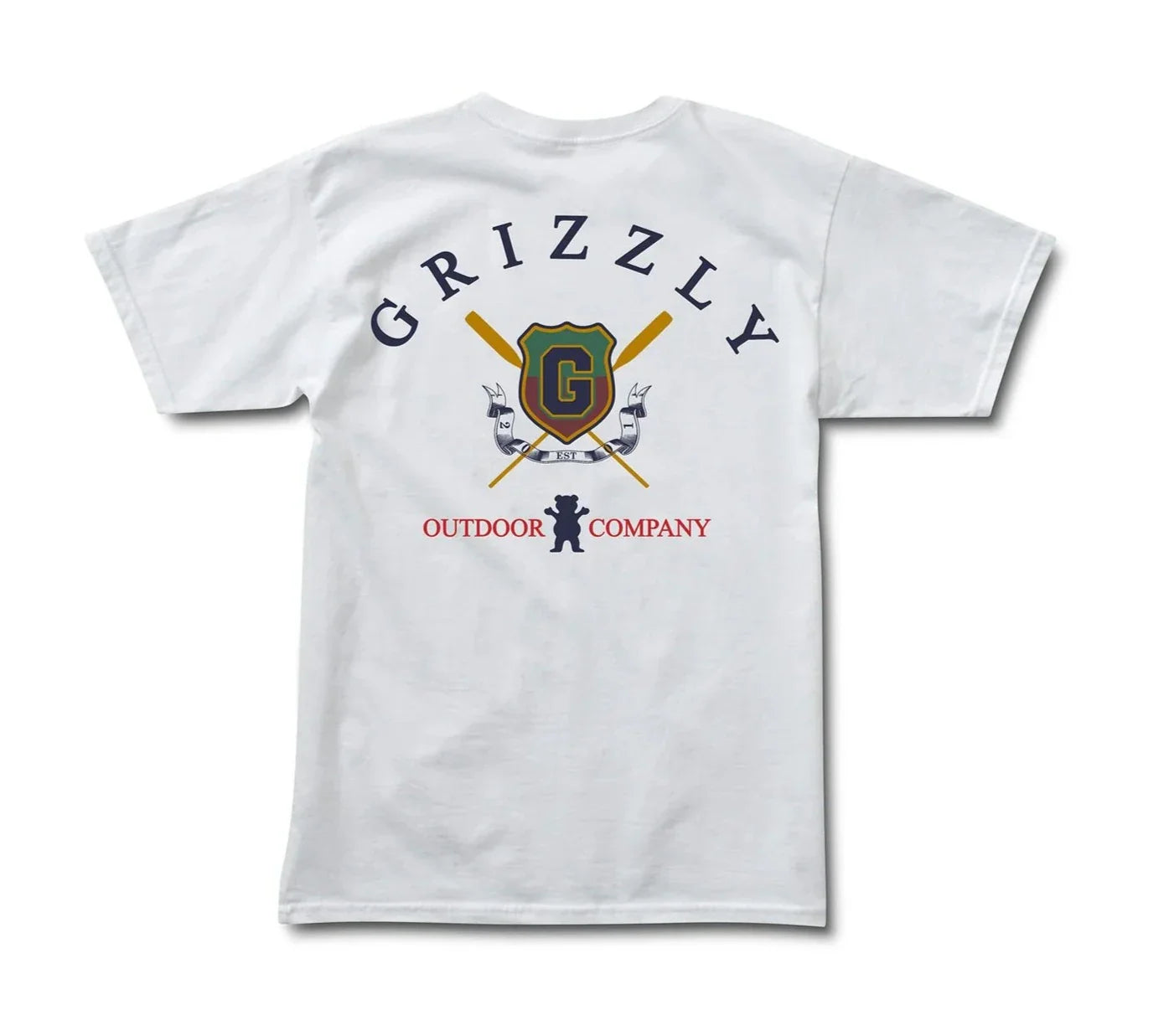 Grizzly Cambridge Tee - White