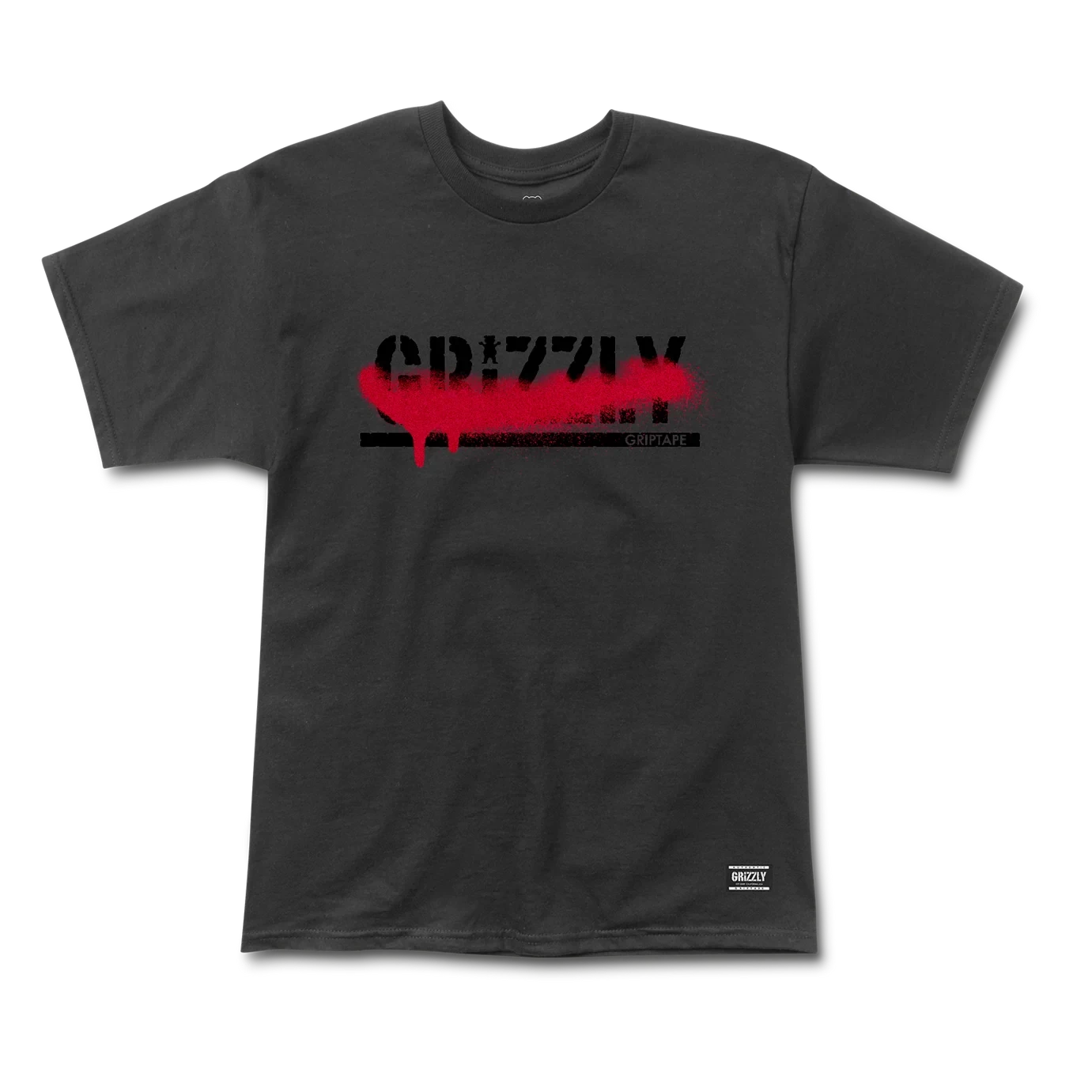 Grizzly Crossed Tee - Black