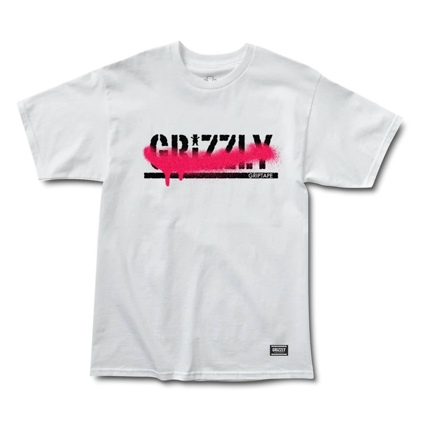 Grizzly Crossed Tee - White