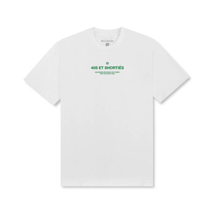 40s French General Logo Tee - White