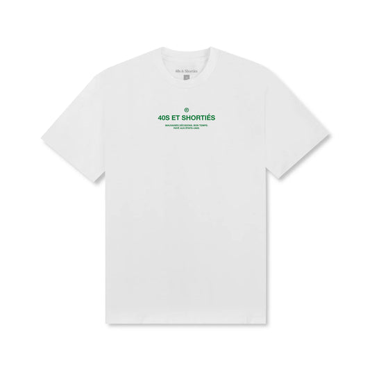 40s French General Logo Tee - White