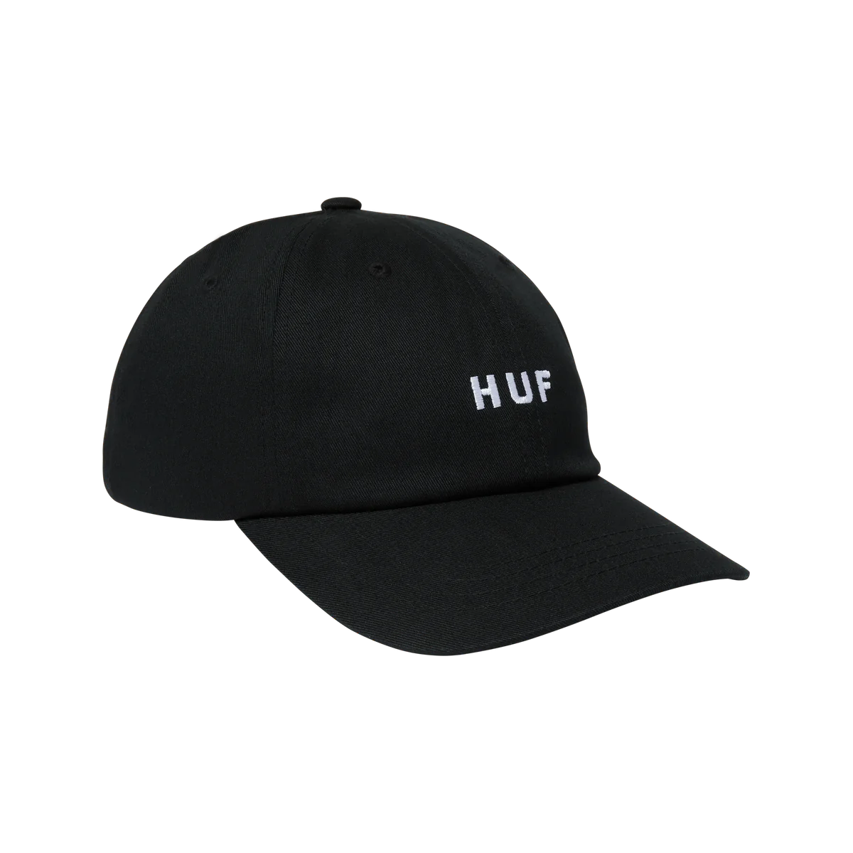 HUF SET OG CV 6 PANEL HAT - BLACK