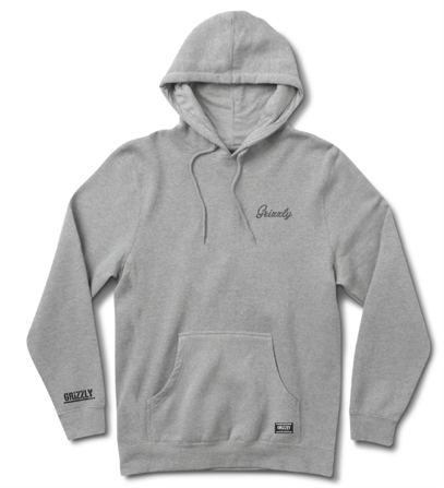 Grizzly Mini Script Logo Hoodie - Heather