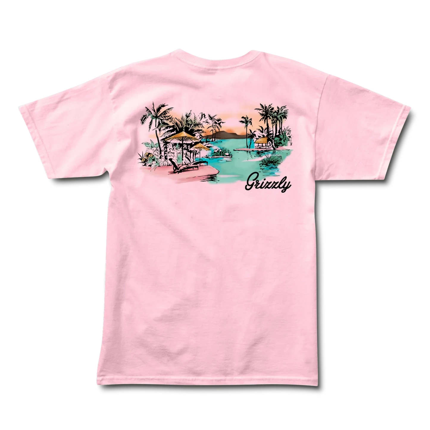 Grizzly Island Tee - Rose