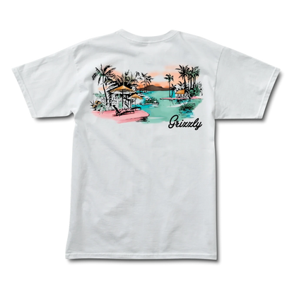 Grizzly Island Tee - White