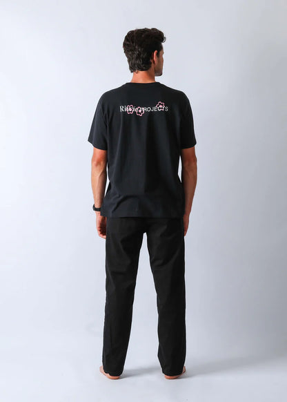 Rivvia Bouquet Tee - Black