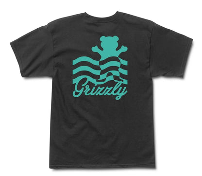 Grizzly Wavy Tee - Black